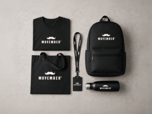 Personnalisez vos Produits Promotionnels Movember avec votre Logo