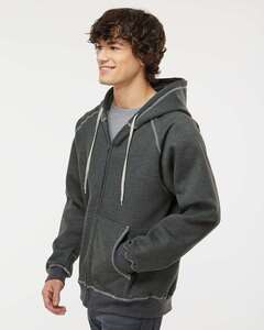 King Fashions KP8017 - EXTRA HEAVY FULL ZIP HOODED JACKET