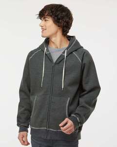King Fashions KP8017 - EXTRA HEAVY FULL ZIP HOODED JACKET