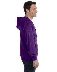 Gildan sweatshirt with zipper for men black