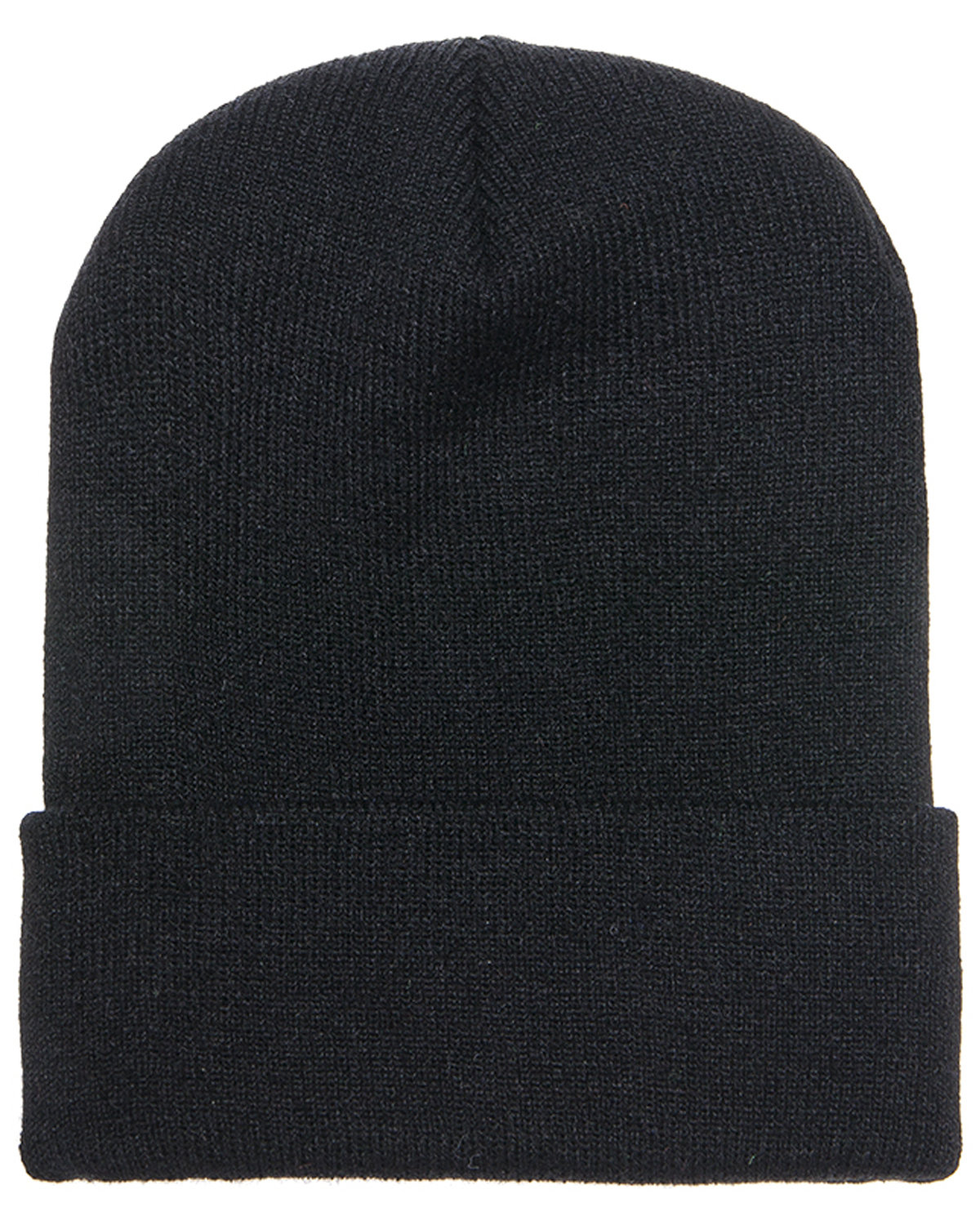 Yupoong 1501 - Premium Hypoallergenic Knit Beanie Cap - Black