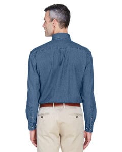 Harriton M550T - Chemise en jean à manches courtes