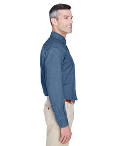Harriton M550T - Chemise en jean à manches courtes