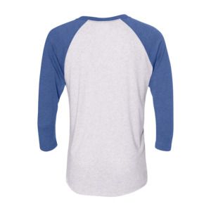 Next Level 6051 - T-shirt raglan unisexe à manches trois-quarts en tri-blende