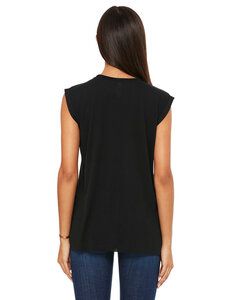 Bella+Canvas 8804 - Ladies Flowy Muscle T-Shirt with Rolled Cuff