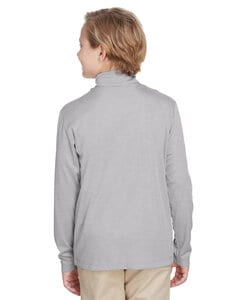 Team 365 TT31HY - Youth Zone Sonic Heather Performance Quarter-Zip