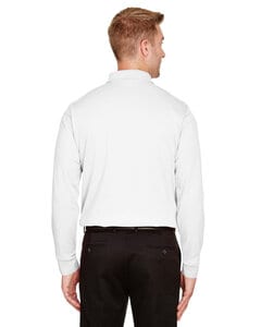 Devon & Jones DG20L - Men's CrownLux Performance Plaited Long-Sleeve Polo