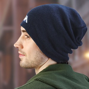 AJM 0070M - Acrylic Board Toque (Slouchy), Jersey knit