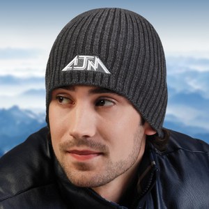 AJM 1M030M - Acrylic Board Toque, Cable knit