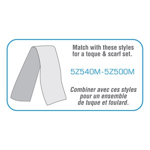 AJM 5Z030M - Lightweight Acrylic Board Toque, Rib knit