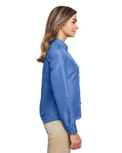 Harriton M580LW - Chemise Performance Femme Key West à Manches Longues