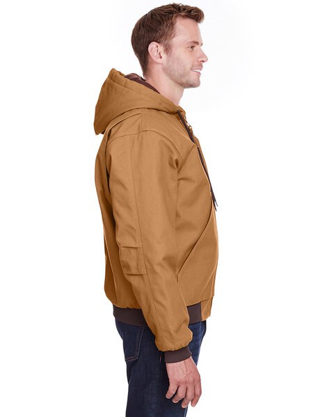 Berne HJ51 - Men's Berne Heritage Hooded Jacket - Brown Duck