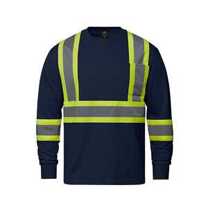 CX2 Hivis S05995 - Paramount Cotton Hivis Long Sleeve Tshirt