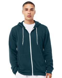 Bella+Canvas 3739 - Unisex Poly-Cotton Fleece Full-Zip Hoodie