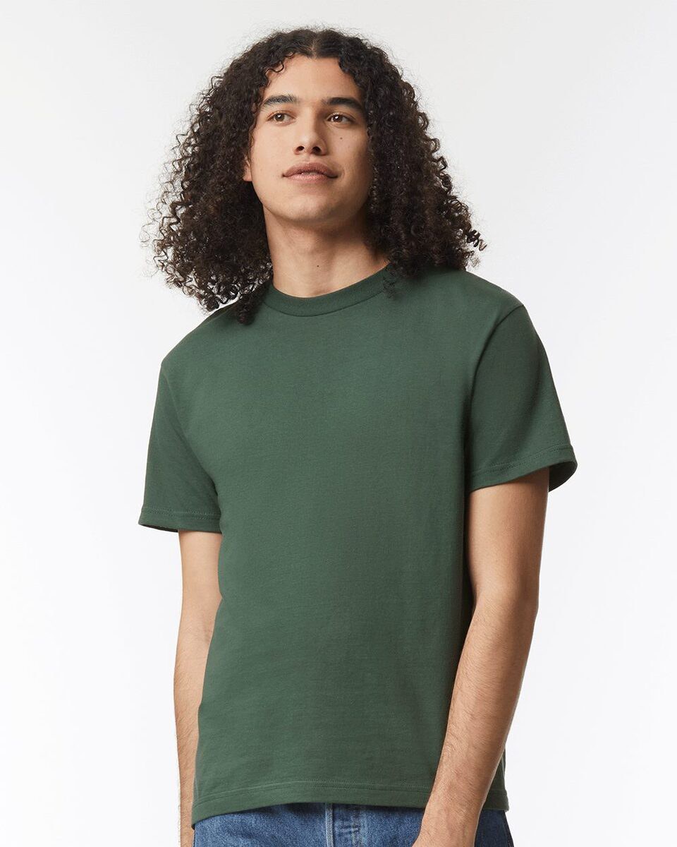 American Apparel 1301 - Unisex Heavyweight Cotton Tee - Ash Grey