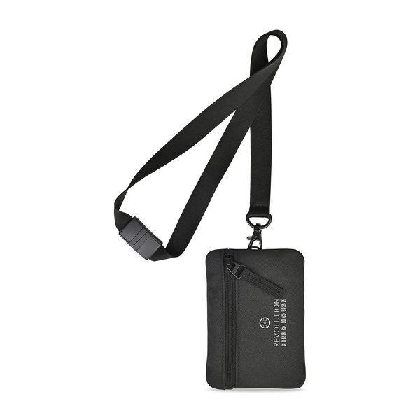 GiftRetail 102289 - Rally Recycled ID Pouch Lanyard