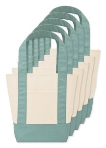 Pack de 5 GiftRetail 102307 - Mini sac fourre-tout en toile