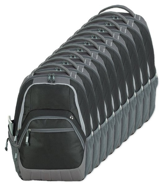 Pack of 10 GiftRetail P5540 - Rangeley Deluxe Laptop Backpack