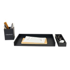 GiftRetail 101110 - Easton 3 Piece Desktop Organizer Set